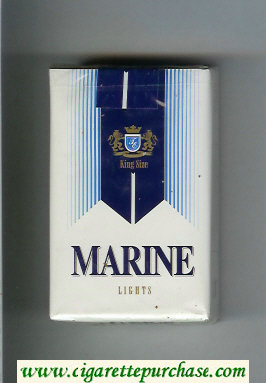 Marine Lights cigarettes soft box