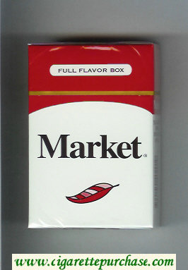 Market Full Flavor cigarettes hard box