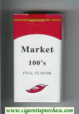 Market 100s Full Flavor cigarettes soft box