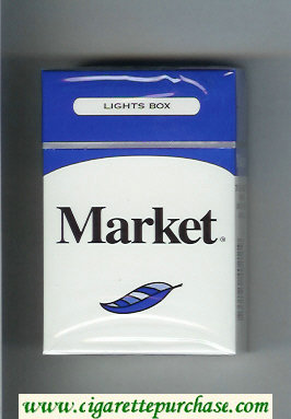 Market Lights cigarettes hard box