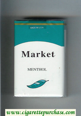 Market Menthol cigarettes soft box