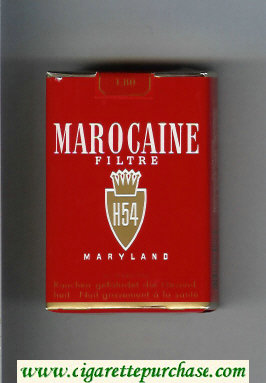 Marocaine H54 Filtre Maryland cigarettes soft box