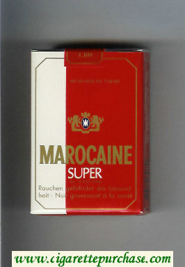 Marocaine Super Aromareiche Tabake cigarettes soft box