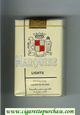 Marquise Lights cigarettes soft box