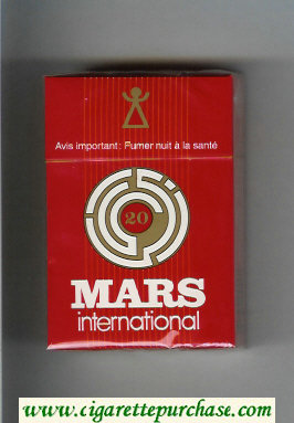 Mars International cigarettes hard box