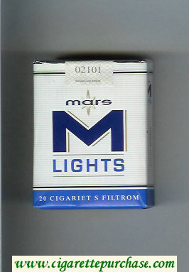 Mars M Lights cigarettes soft box