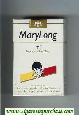 MaryLong No 1 cigarettes hard box