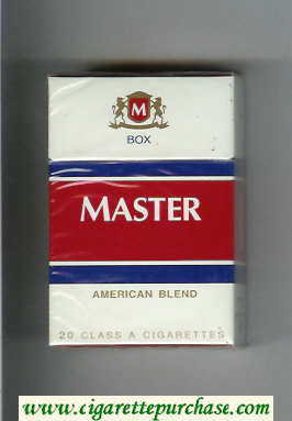 Master American Blend cigarettes hard box