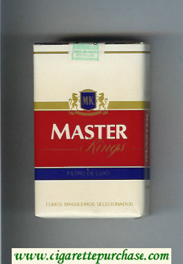 Master Kings Filtro De Luxo cigarettes soft box