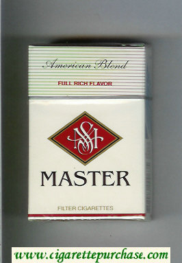 Master American Blend Full Rich Flavor cigarettes hard box