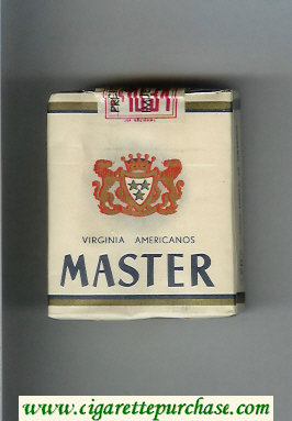 Master Virginia Americanos cigarettes soft box