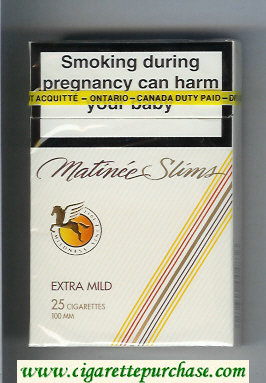 Matinee Slims Extra Mild 25 cigarettes 100 hard box