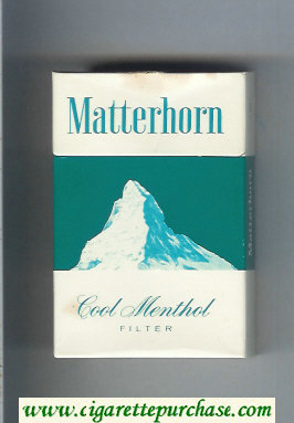 Matterhorn Cool Menthol cigarettes hard box