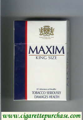 Maxim cigarettes hard box