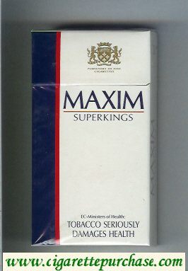 Maxim Super Kings 100s Cigarettes Hard Box Maxim Super Kings 100s Cigarettes Hard Box