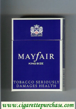 Mayfair King Size cigarettes hard box