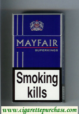 Mayfair Super Kings 100s cigarettes hard box