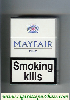 Mayfair Fine cigarettes hard box