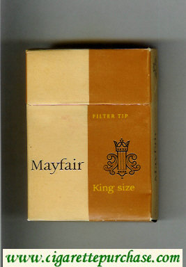 Mayfair Filter Tip King Size cigarettes hard box