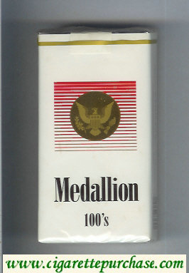 Medallion 100s cigarettes soft box