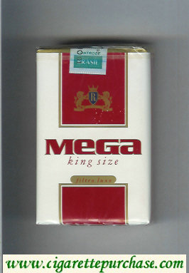 Mega King Size cigarettes soft box