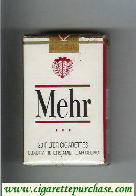 Mehr white cigarettes soft box