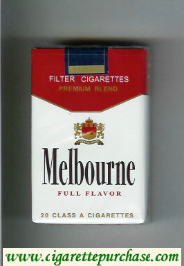 Melbourne Premium Blend Full Flavor cigarettes soft box