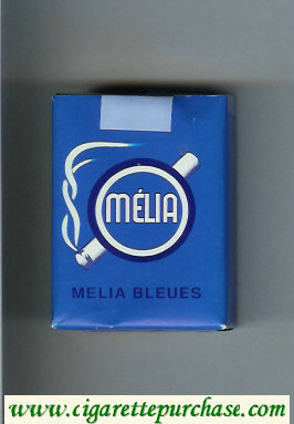 Melia Melia Bleues cigarettes soft box
