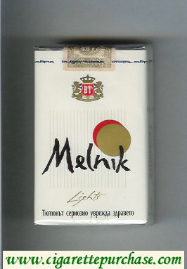 Melnik Lights cigarettes soft box