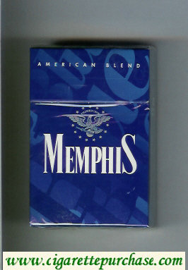 Memphis American Blend cigarettes hard box