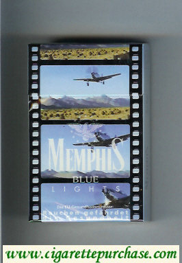 Memphis cigarettes Blue Lights hard box