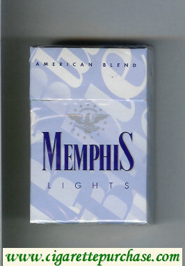 Memphis Lights American Blend cigarettes hard box