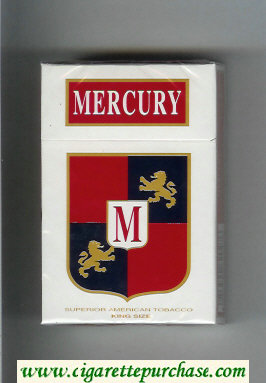 Mercury cigarettes hard box