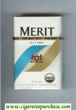 Merit Ultima Filter cigarettes hard box