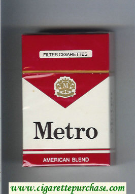 Metro American Blend Filter cigarettes hard box