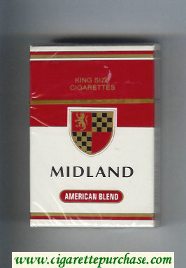 Midland American Blend cigarettes hard box