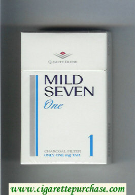 Mild Seven One 1 cigarettes hard box