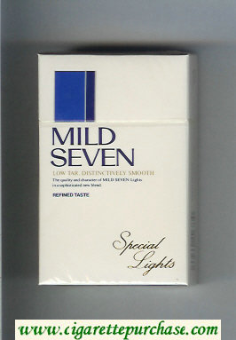 Mild Seven Special Lights cigarettes hard box