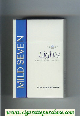 Mild Seven Lights cigarettes hard box