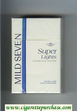 Mild Seven Super Lights cigarettes hard box