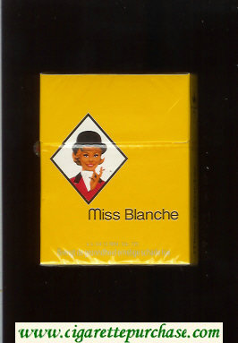 Miss Blanche cigarettes hard box