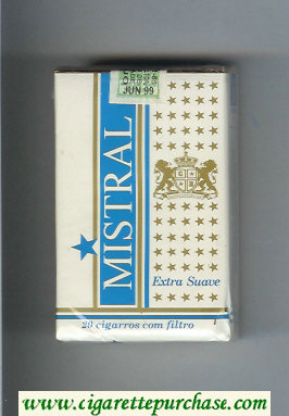 Mistral Extra Suave cigarettes soft box