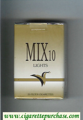 Mix 10 Lights cigarettes soft box