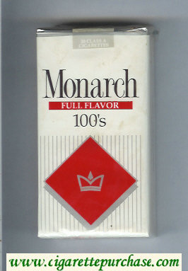 Monarch Full Flavor 100s cigarettes soft box