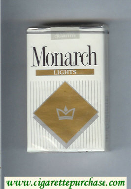 Monarch Lights cigarettes soft box