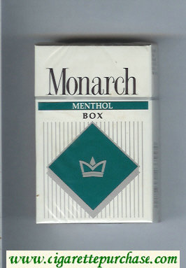 Monarch Menthol cigarettes hard box