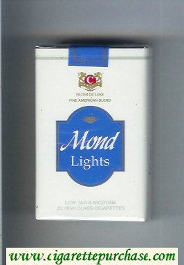 Mond Lights Filter De Luxe Fine American Blend cigarettes soft box