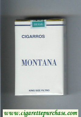 Montana Cigarros Cigarettes soft box