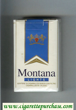 Montana Lights Cigarettes soft box