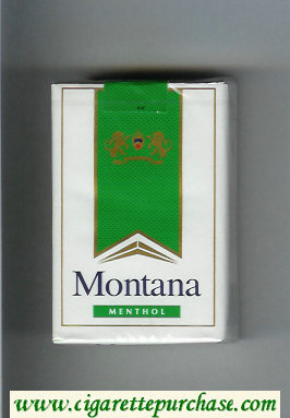 Montana Menthol Cigarettes soft box